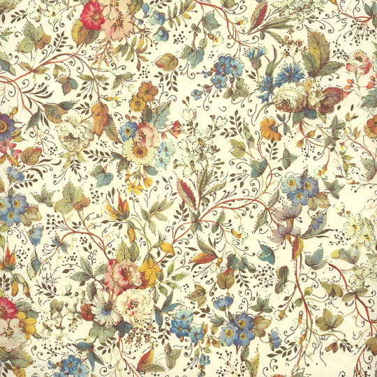 Flowers and Vines Floral Italian Print Paper ~ Carta Fiorentina Italy